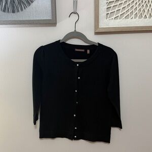 525 america, Black Button-Up Cardigan